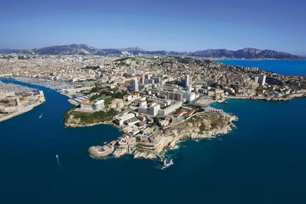 Studio Vieux-Port Vue Basilique Notre-Dame Marseille Eksteriør billede